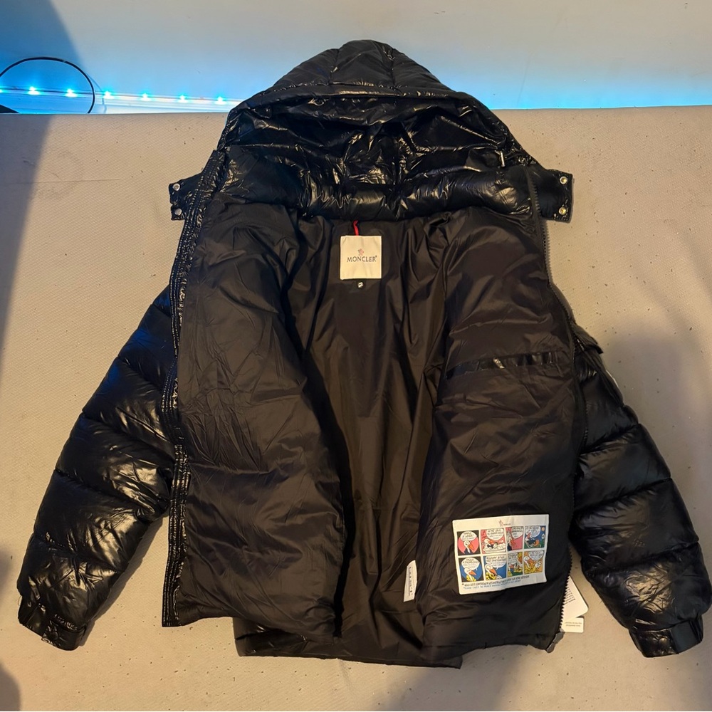 Moncler Maya Hooded Short Down Jacket - Picture 3 of 6